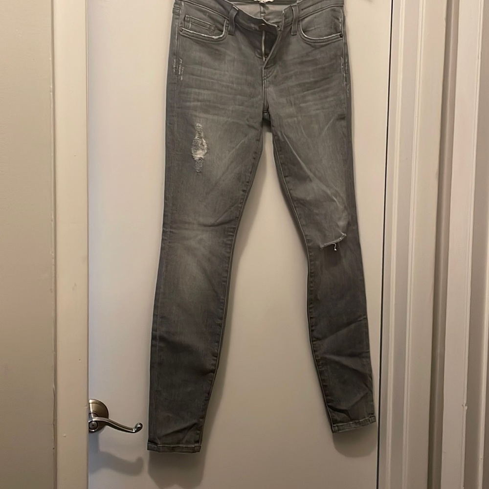 Current/Elliott grey denim jeans